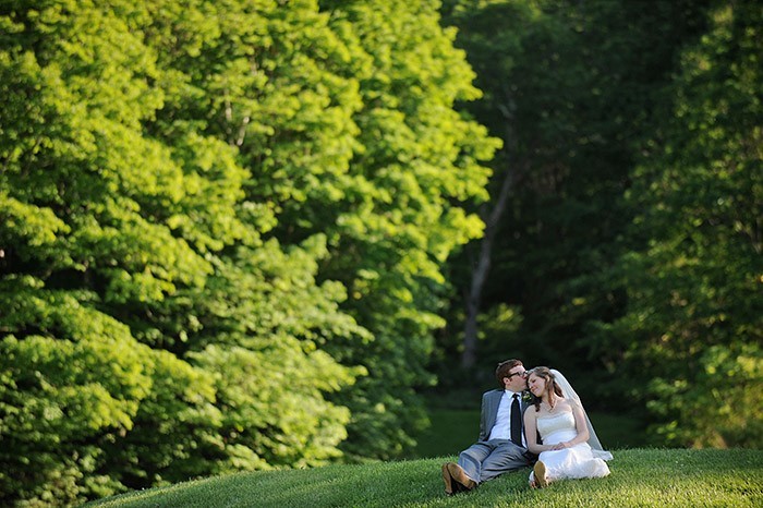 sean and heather at Winter Clove, NY